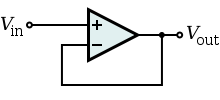 220px-Op-Amp_Unity-Gain_Buffer.svg.png