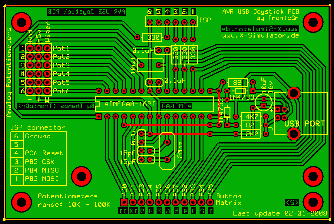 Atmega Usb Gamepad
