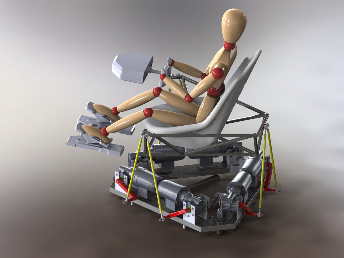 Patric's Stewart Platform (6DOF, AC, FlightSim)