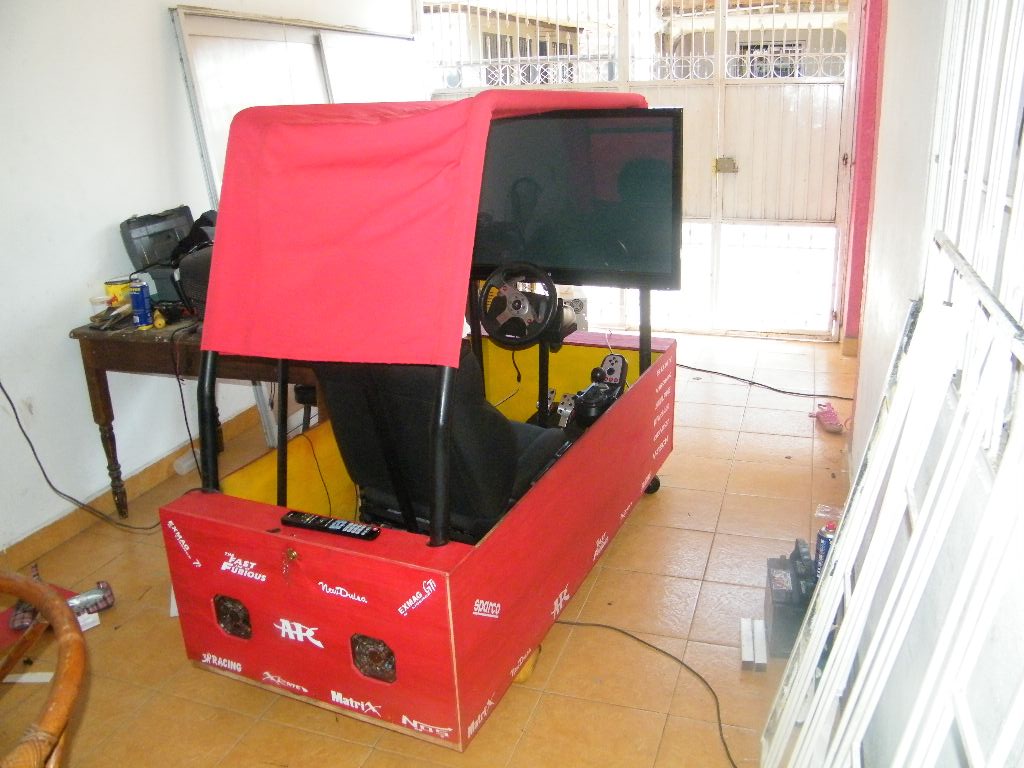 theboemio simple 2dof motion simulator with wiper motors
