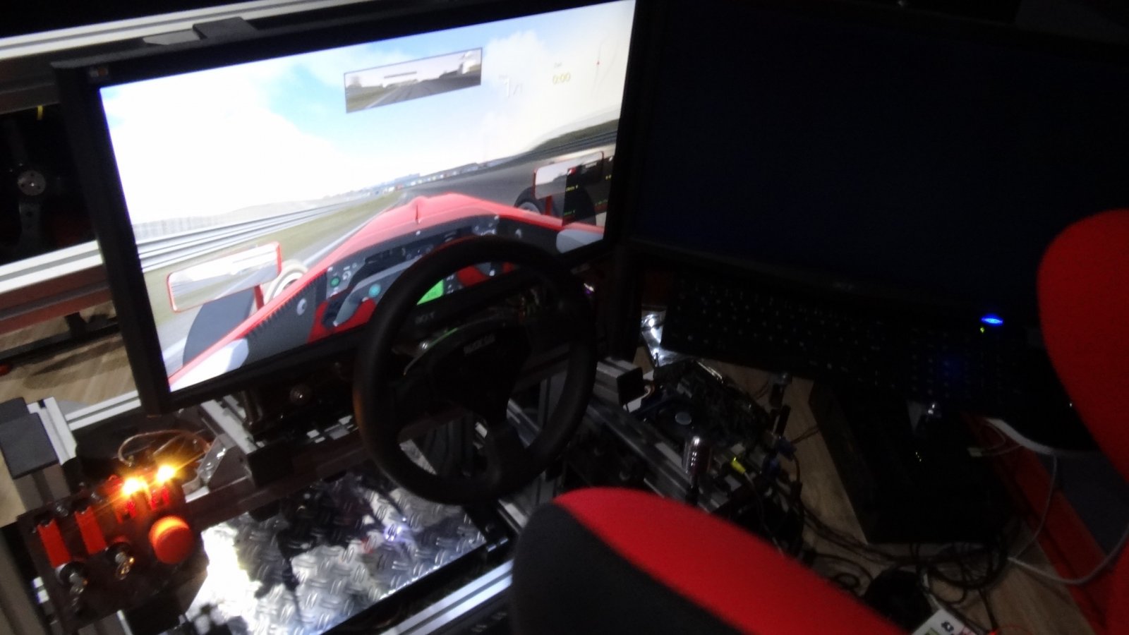 DIY Steering Wheel 200Watts DC Engine controlled by X-Sim