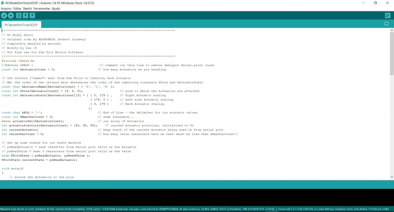 Fotos da Configuração do meu Software - Arduino.jpg