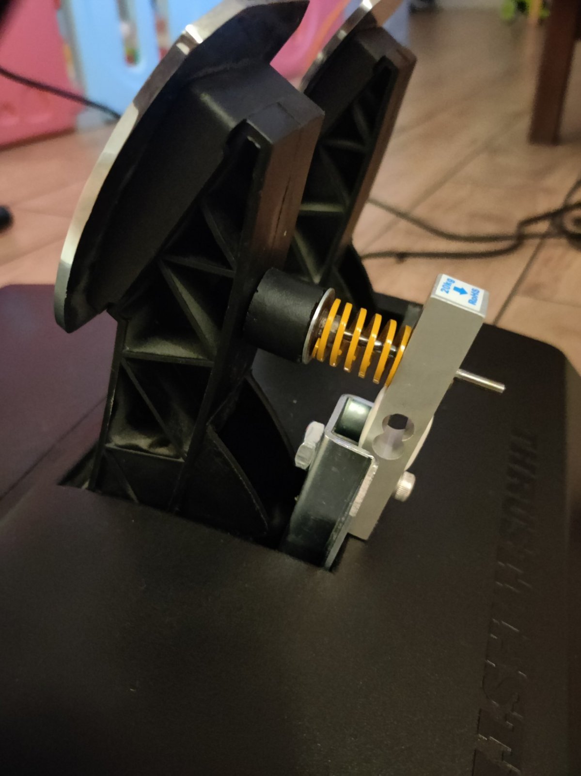 Tutorial - DIY Load cell brake on Thrustmaster 2 pedal set (NO ARDUINO)