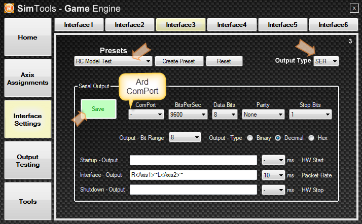 RC Model SimTools Interface setup.png