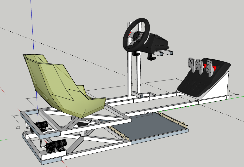 DIY 2DOF Arduino Powered Race Sim